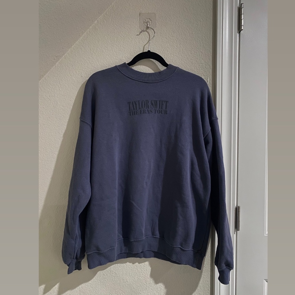 Taylor Swift Eras Tour “Washed Out” Blue Crewneck - XS